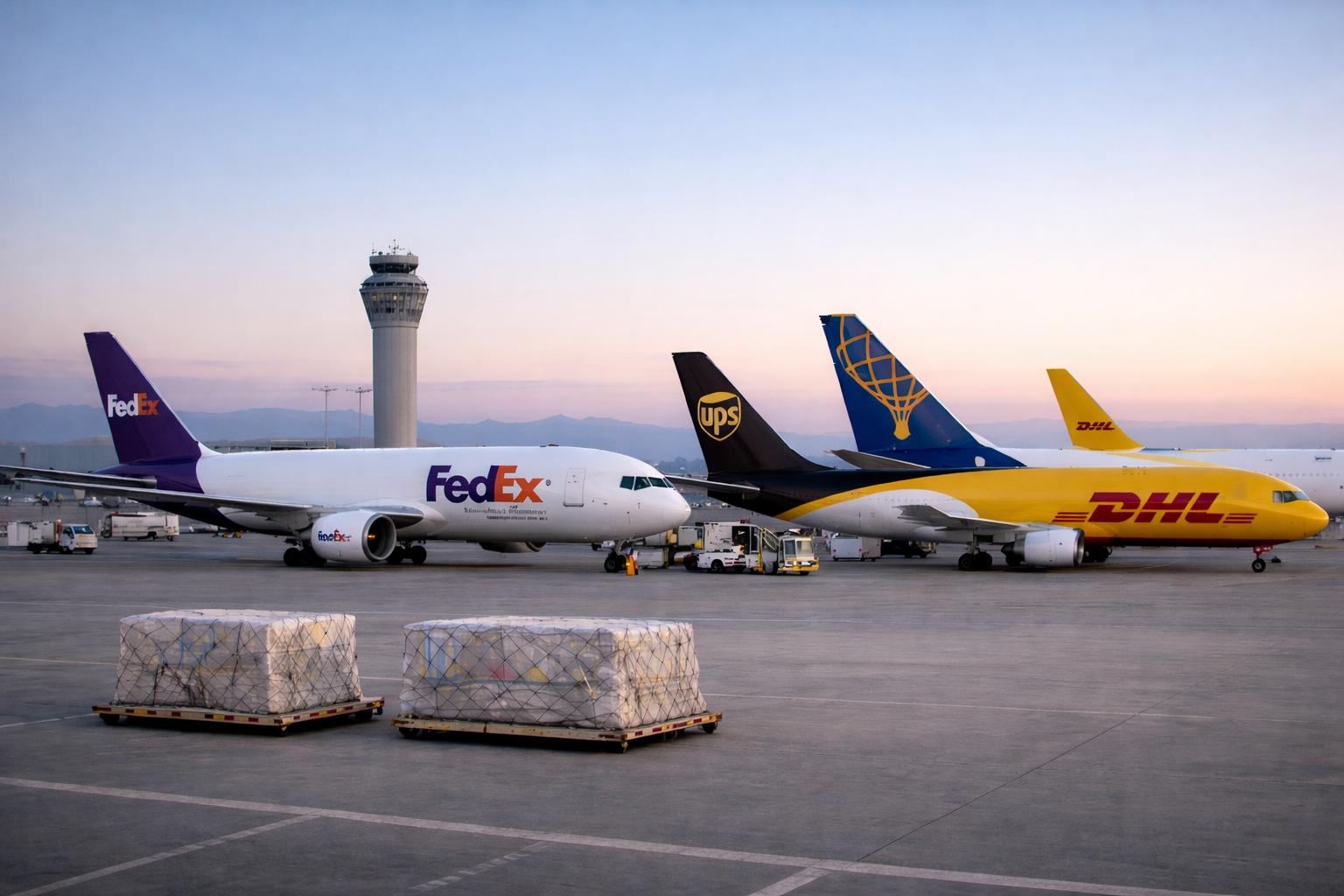 Transport aérien Express — DHL FedEx Aramex